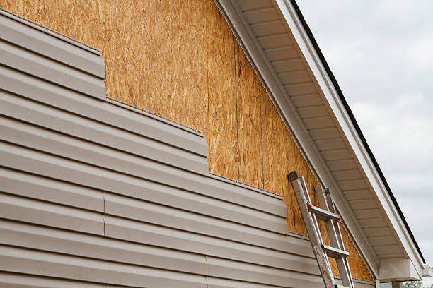 Professional Siding Inspection technician working in Orange, TX